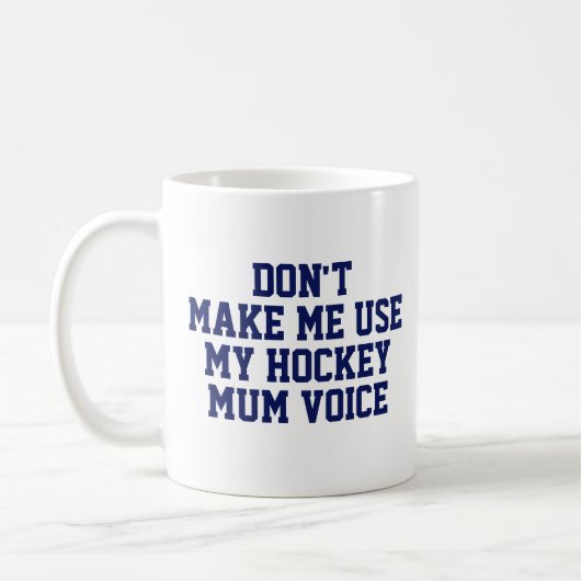 Hockey Mum Gift Tasse | Funny Quote Slogan Coach (Links)