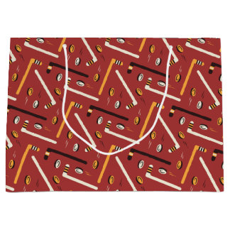 Hockey-Muster Große Geschenktüte