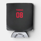 Hockey Name und Nummer Personalisiert Can Cooler Dosenkühler (Vorderseite)