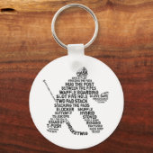 Hockey Netminder Schlüsselanhänger (Vorderseite)