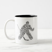 Hockey Netminder-Tasse Zweifarbige Tasse (Links)