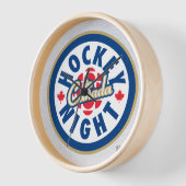 Hockey Night in Canada Clock Uhr (Winkel)