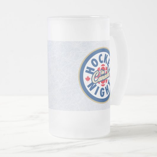 Hockey Night in Canada Mattiert Glass Tasse (VorderseiteRechts)