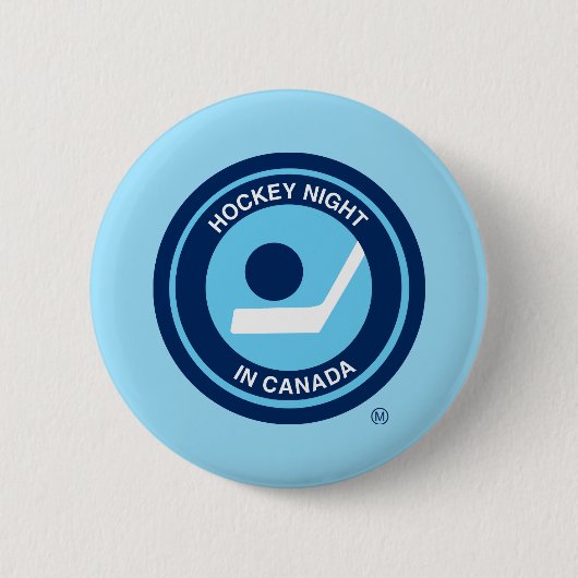 Hockey Night in Canada Retro-Logo Button (Vorderseite)