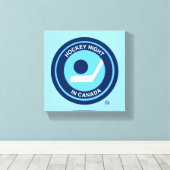 Hockey Night in Canada Retro-Logo Leinwanddruck (Insitu (Holzboden))