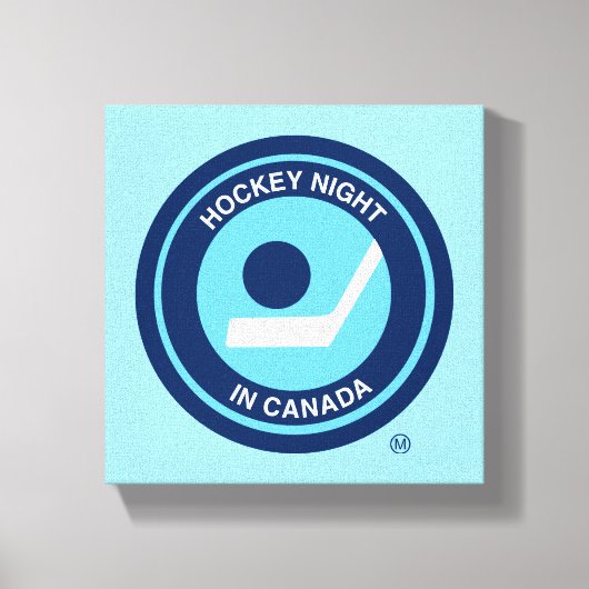 Hockey Night in Canada Retro-Logo Leinwanddruck (Vorderseite)