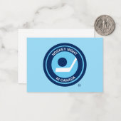 Hockey Night in Canada Retro-Logo Mitteilungskarte (Vorderseite/Rückseite Beispiel)