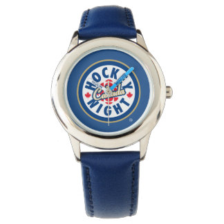 Hockey Night - Logo in Kanada Armbanduhr