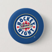 Hockey Night - Logo in Kanada Button (Vorderseite)