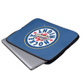 Hockey Night - Logo in Kanada Laptopschutzhülle (Vorne Knopf)