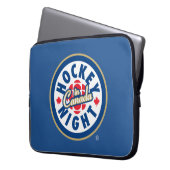 Hockey Night - Logo in Kanada Laptopschutzhülle (Vorderseite Links)