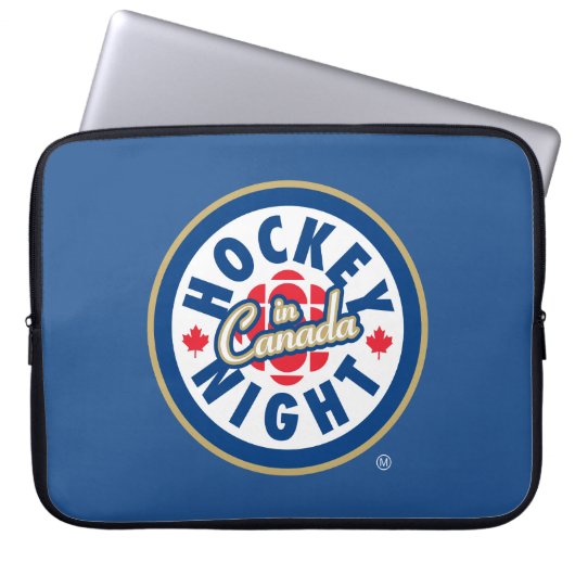 Hockey Night - Logo in Kanada Laptopschutzhülle (Vorderseite)