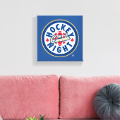 Hockey Night - Logo in Kanada Leinwanddruck (Insitu (Wohnzimmer))