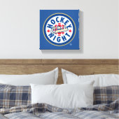 Hockey Night - Logo in Kanada Leinwanddruck (Insitu (Schlafzimmer))