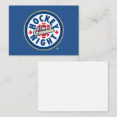Hockey Night - Logo in Kanada Mitteilungskarte (Vorne/Hinten)