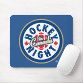 Hockey Night - Logo in Kanada Mousepad (Mit Mouse)