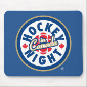 Hockey Night - Logo in Kanada Mousepad (Vorne)