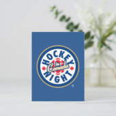 Hockey Night - Logo in Kanada Postkarte (Stehend Vorderseite)