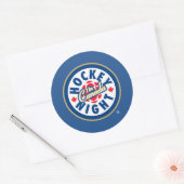 Hockey Night - Logo in Kanada Runder Aufkleber (Umschlag)