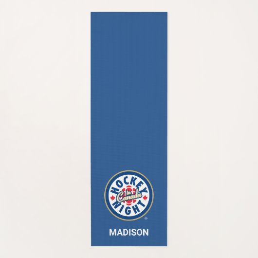 Hockey Night - Logo in Kanada Yogamatte (Vorderseite)