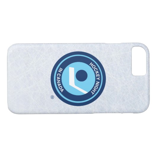 Hockey Night Retro Case-Mate iPhone Hülle (Rückseite (Horizontal))