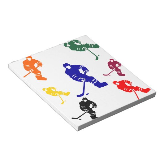 HOCKEY NOTIZBLOCK (angewinkelt)