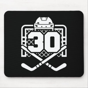 Hockey Nummer 30 Trikot Lustiger Hockeyspieler Spi Mousepad