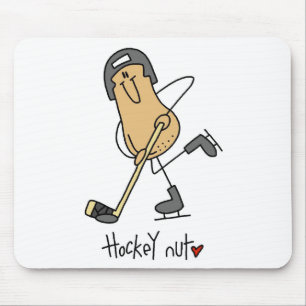 Hockey-Nuss-T-Shirts und Geschenke Mousepad