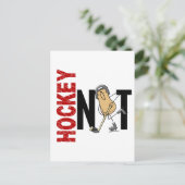 Hockey Nut 1 Postkarte (Stehend Vorderseite)