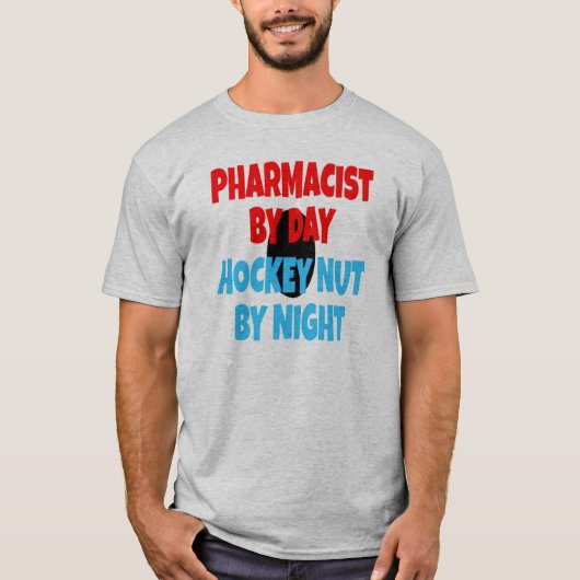 Hockey Nut Pharmacist T-Shirt (Vorderseite)