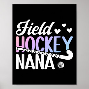 Hockey-Oma eines Feldhockeyspielers Oma Poster