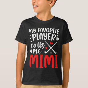 Hockey Oma Mimi ist stolz auf Hockey-Spielerin T-Shirt