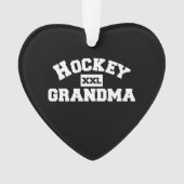 Hockey Oma Ornament (Vorderseite)