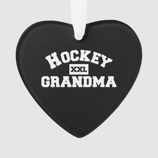 Hockey Oma Ornament (Vorderseite)