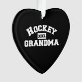 Hockey Oma Ornament (Vorderseite)