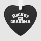 Hockey Oma Ornament (Rückseite)