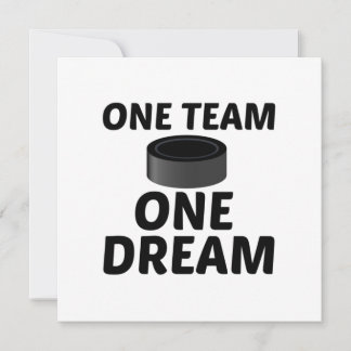HOCKEY ONE TEAM ONE DREAM DANKESKARTE