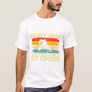 Hockey Onkel Design für Eishockeyspieler Onkel  T-Shirt