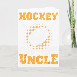 Hockey Onkel Familie Sport Trainer Spieler Vaterta Karte