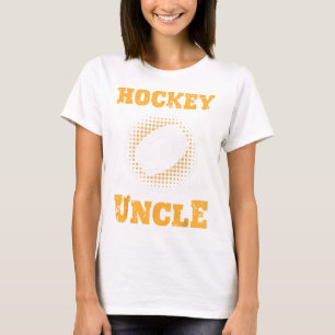 Hockey Onkel Familie Sporttrainer Spieler Vatertag T-Shirt