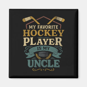 Hockey Onkel Fan Design Mein Lieblingsspieler Zita Magnet
