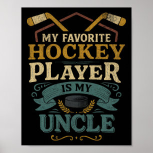 Hockey-Onkel-Fan-Design Mein Lieblingsspieler-Zita Poster