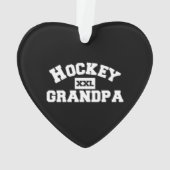 Hockey Opa Ornament (Rückseite)
