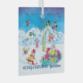 Hockey Ornament Aus Glas (Vorderseite Rechts)