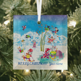 Hockey Ornament Aus Glas