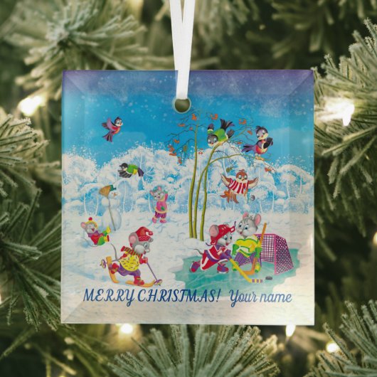 Hockey Ornament Aus Glas (Insitu)