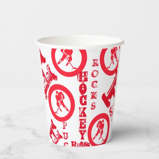 Hockey Pappbecher (Rückseite)