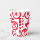 Hockey Pappbecher (Vorderseite)