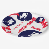 Hockey Pappteller (Schrägansicht)