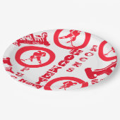 Hockey Pappteller (Schrägansicht)